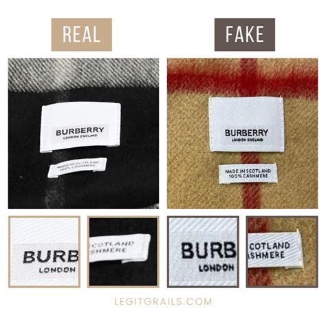 burberry counterfeit problem|Burberry scarf vs real.